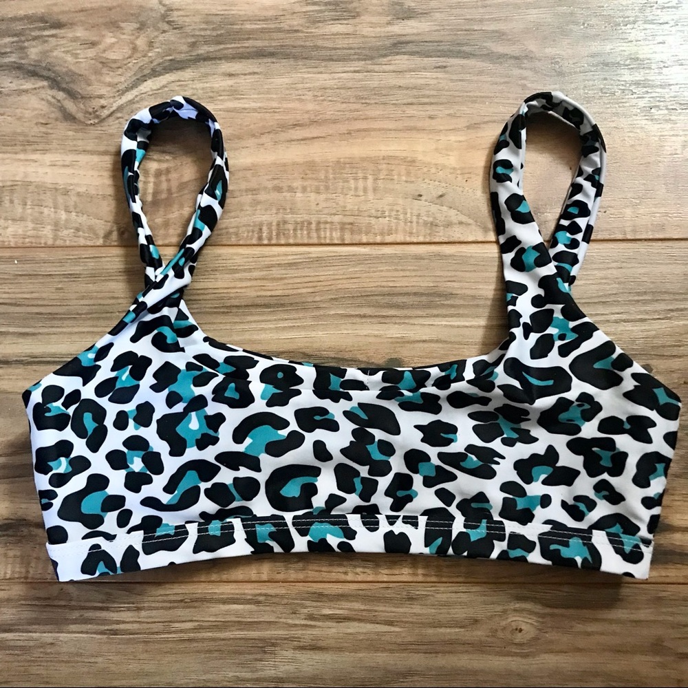 Leopard basic bikini top - Picture 3 of 3